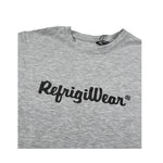 Refrigiwear T-Shirt Girocollo Tinta Unita Constampa per Bambino RW376 GRIGIO REFRIGIWEAR 