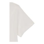 Emporio Armani T-Shirt Girocollo Tinta Unita con Stemma Logo per Bambino EB000421 BIANCO EMPORIO ARMANI 