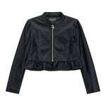 Guess Chiodo In Similpelle Tinta Unita per Bambina J4RL08WE8D0 NERO GUESS 