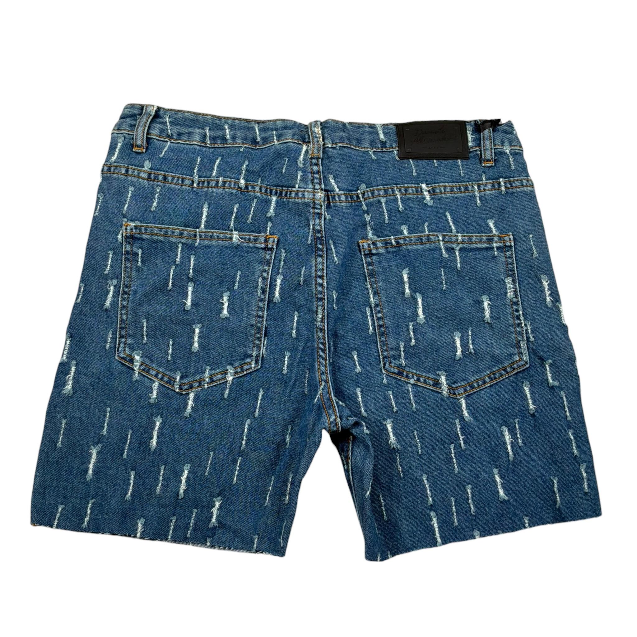 Daniele Alessandrini Jeans Tinta Unita con Strappi per Bambino 1235PD002577 BLU DANIELE ALESSANDRINI 