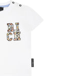 John Richmond Completo 2 Pezzi T-Shirt-Bermuda Bicolore Bianco/Azzurro per Neonato RIP25050CJXX BIANCO/AZZURRO JOHN RICHMOND 