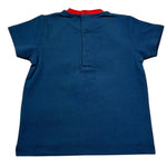 Minibanda T-Shirt Tinta Unita Girocollo per Neonato 3B635 BLU MINIBANDA 