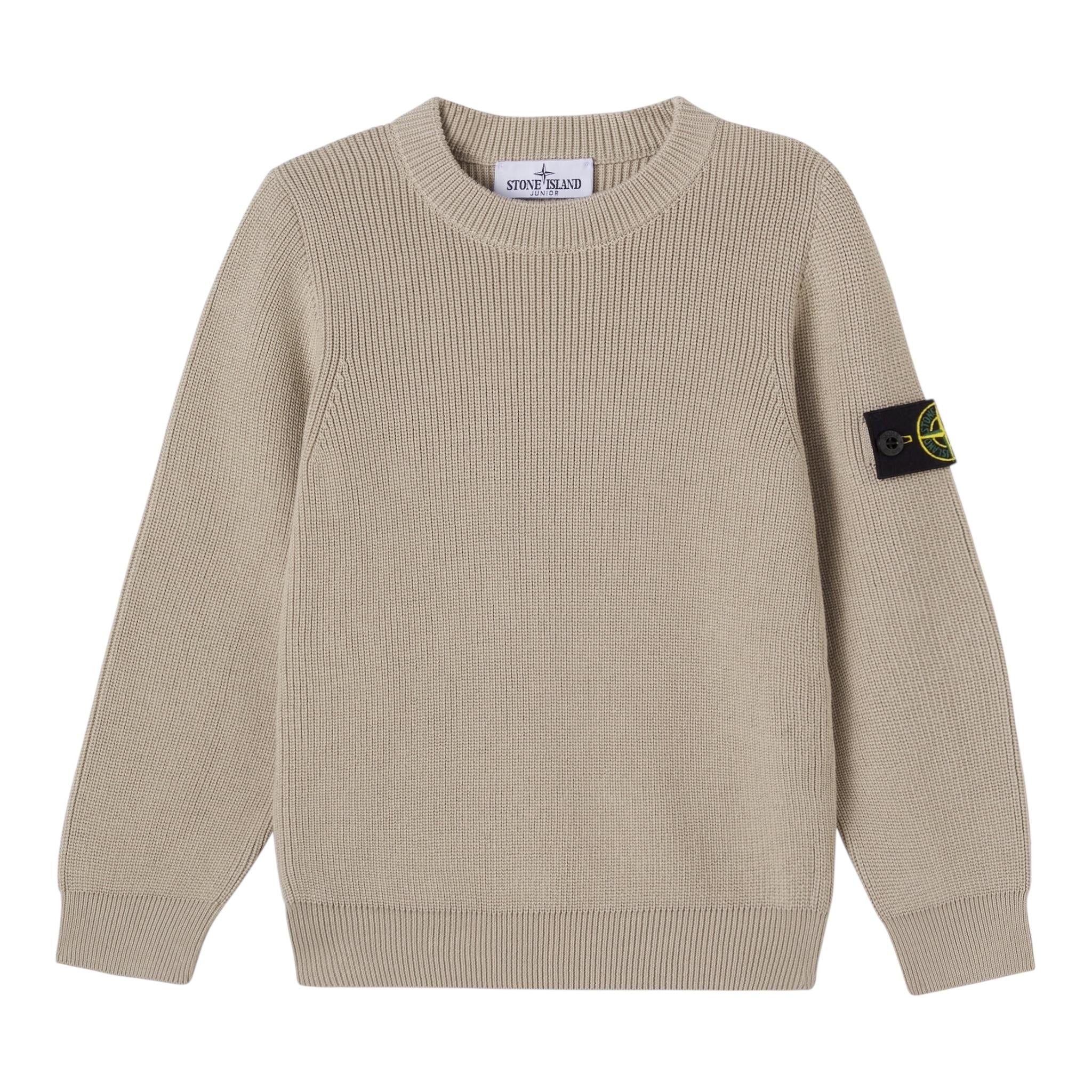 Stone Island Maglia Girocollo Tinta Unita per Bambino K1S165100004 BEIGE STONE ISLAND 