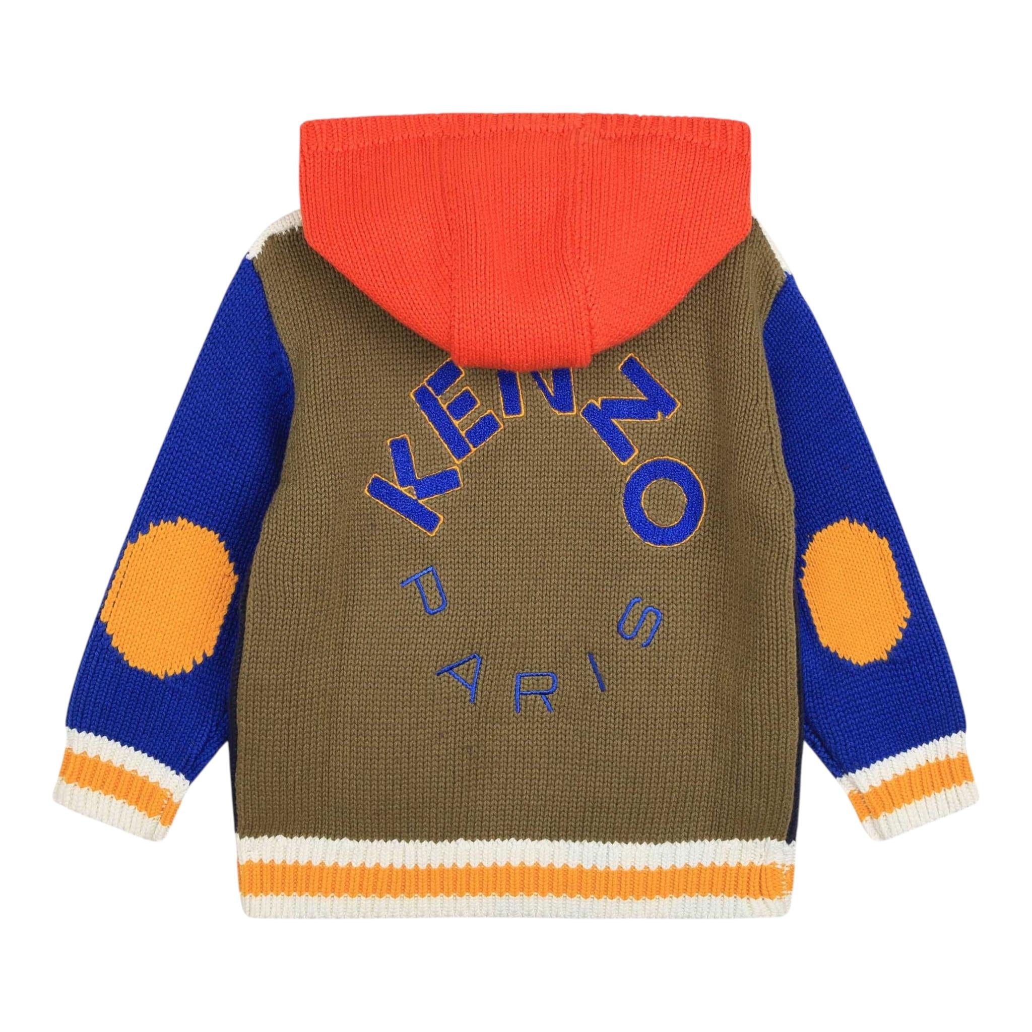 KENZO maglia con zip e cappuccio multicolor Multicolor per Bambino K25834 MULTICOLOR KENZO 
