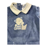 MAYORAL tutina in ciniglia tinta unita con stampa Blu per Neonato 2748 BLU MAYORAL 