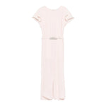 Monnalisa Tuta Intera Tinta Unita con Cintura per Bambina 71E200X ROSA MONNALISA 
