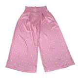 Lu Lu By Miss Grant Pantalone Tinta Unita con Fantasia Fiori per Bambina LL3666 ROSA LU LU BY MISS GRANT 