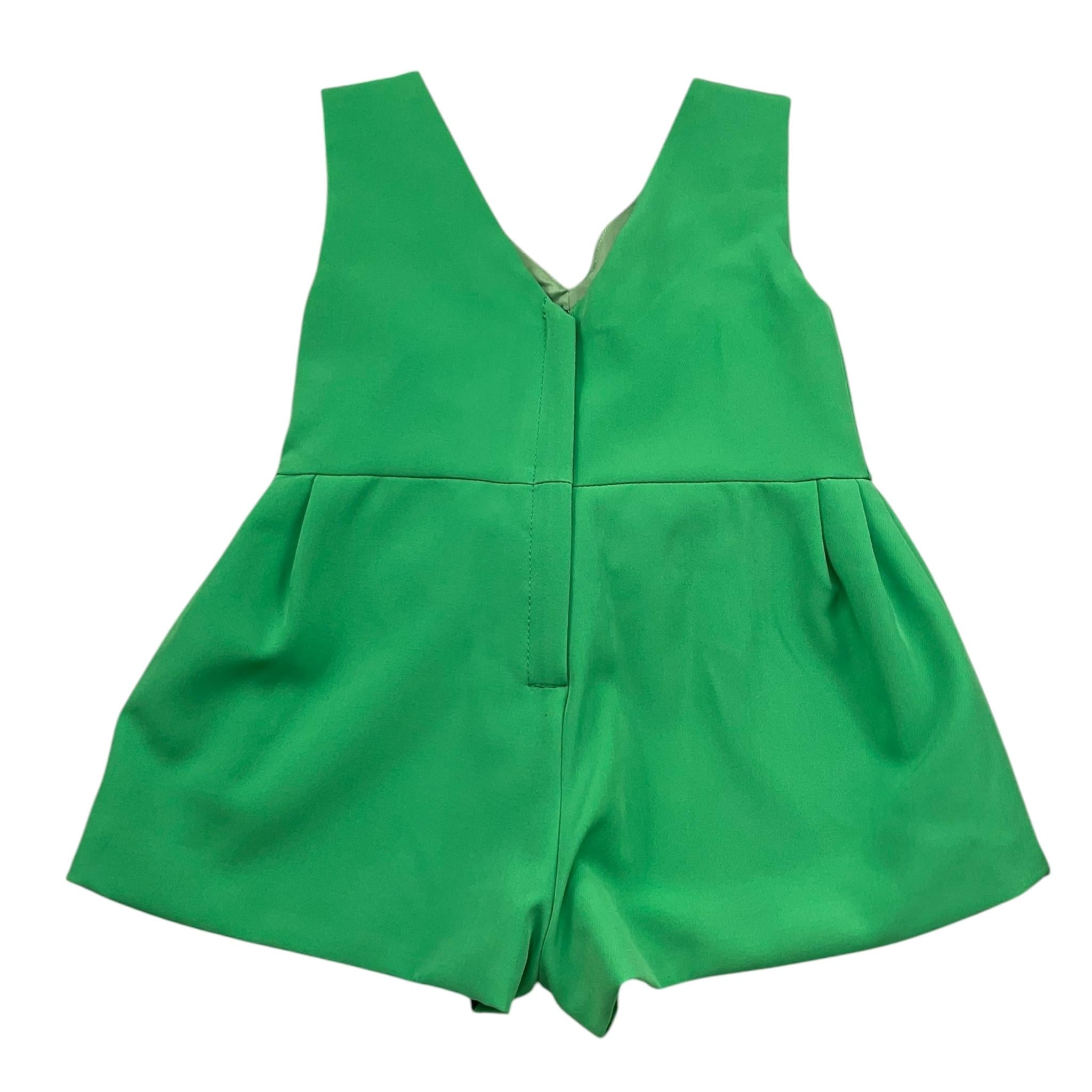 Petit Posh Tuta Intera Tinta Unita Giromanica per Bambina GFBS25023TU VERDE PETIT POSH 