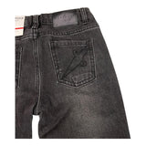 CESARE PACIOTTI jeans tinta unita con girovita regolabile Nero per Bambino PTP5361BXX NERO CESARE PACIOTTI 