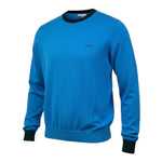 Sun68 Maglia Girocollo Tinta Unita con Logo per Bambino K32307 TURCHESE SUN68 