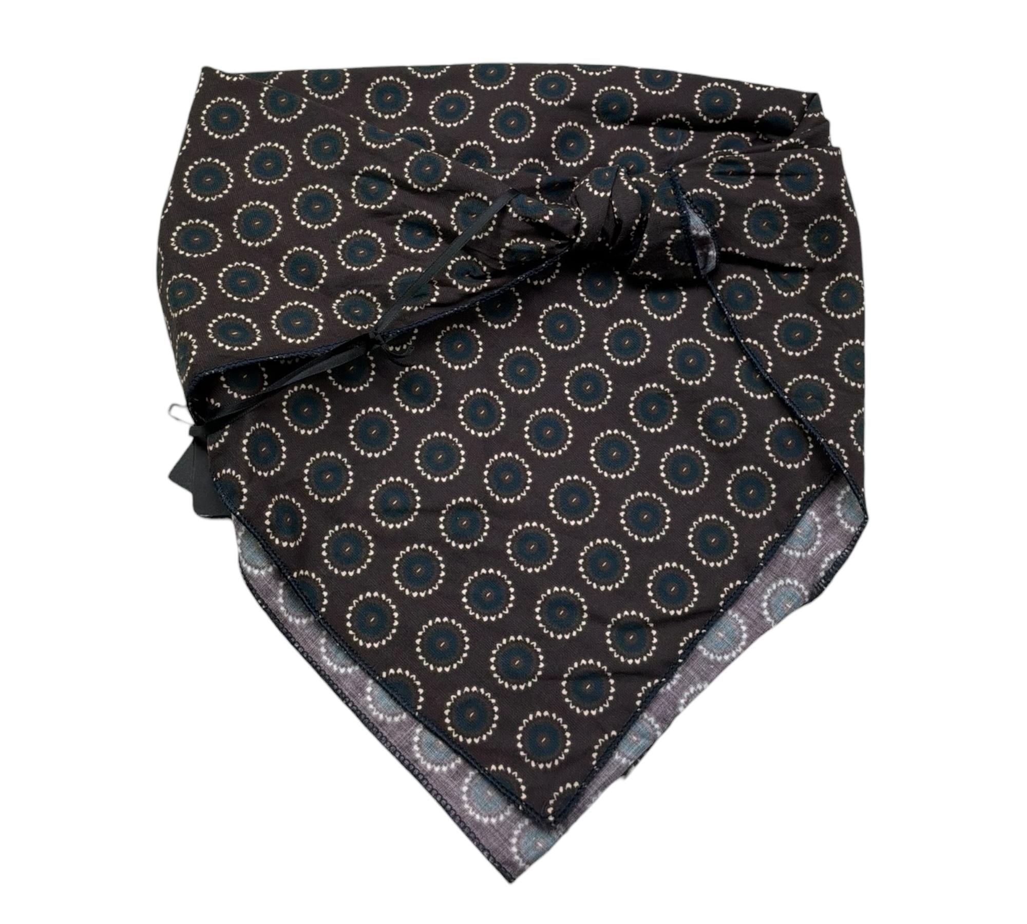 Paolo Pecora Foulard Tinta Unita Stampa Fantasia per Bambino PP4251 MARRONE PAOLO PECORA 