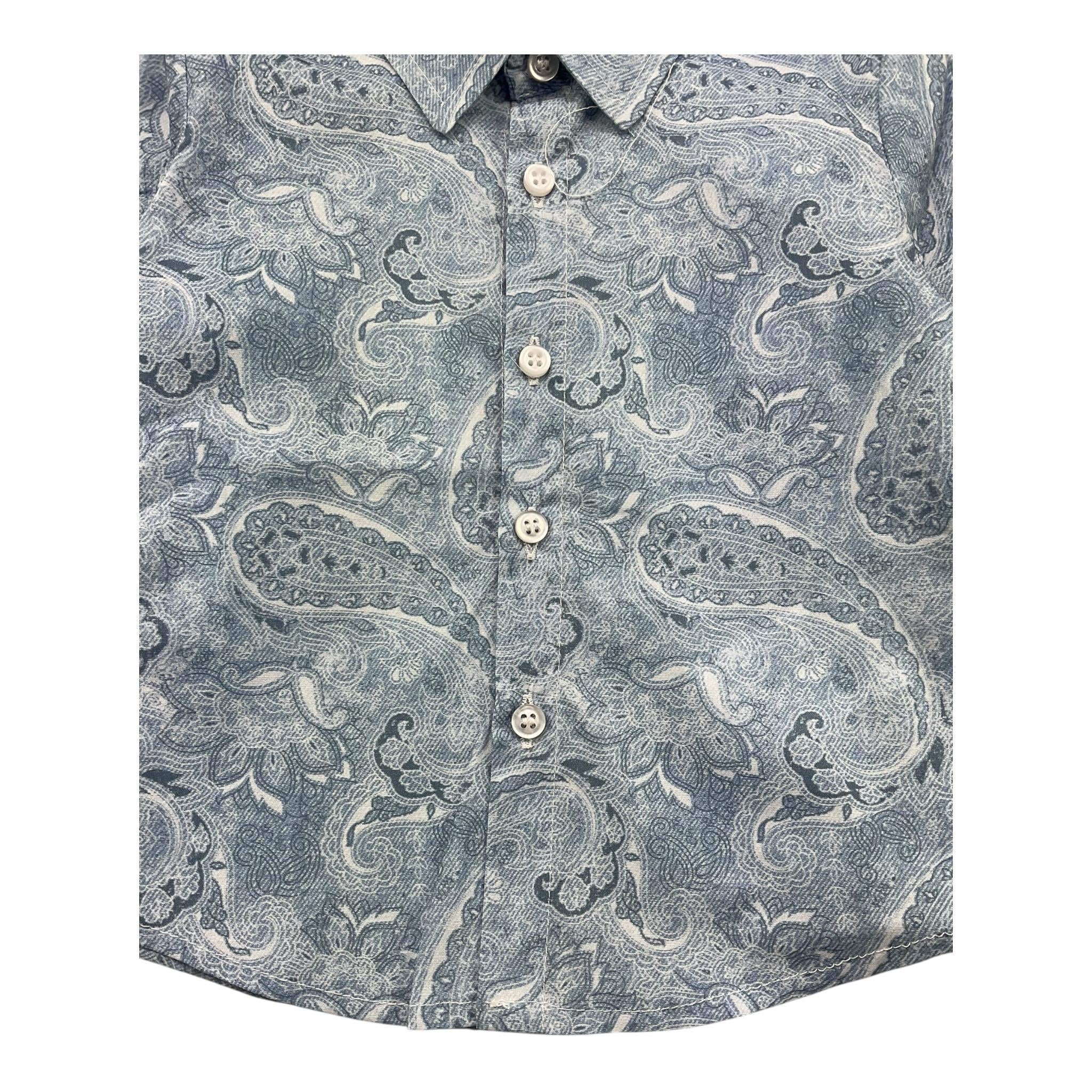 M+E' Camicia Manica Lunga Tinta Unita per Neonato UEM0529N AZZURRO M+E' 