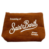 SAINT BARTH borsa modello pochette tinta unita con stampa Marrone per Bambina ALI000200 MARRONE SAINT BARTH 