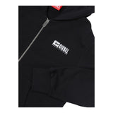 Diesel Felpa Tinta Unita con Zip E Cappuccio per Bambino J02039 NERO DIESEL 