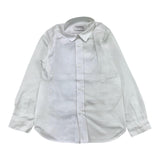 Dondup Camicia Tinta Unita Manica Lunga  Bianco Per Bambino