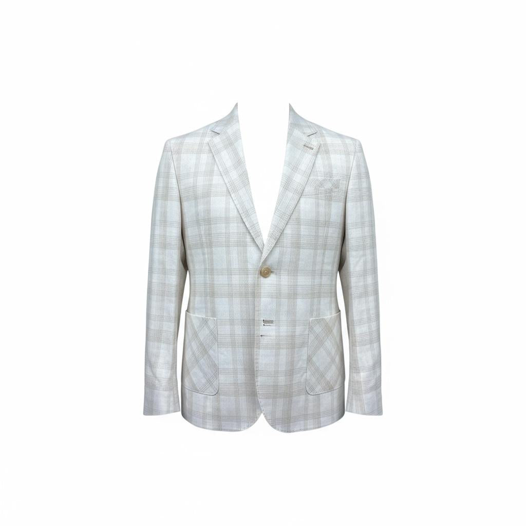 Manuel & Frank Giacca Tinta Unita con Fantasia A Righe per Bambino MF6266R PANNA MANUEL & FRANK 