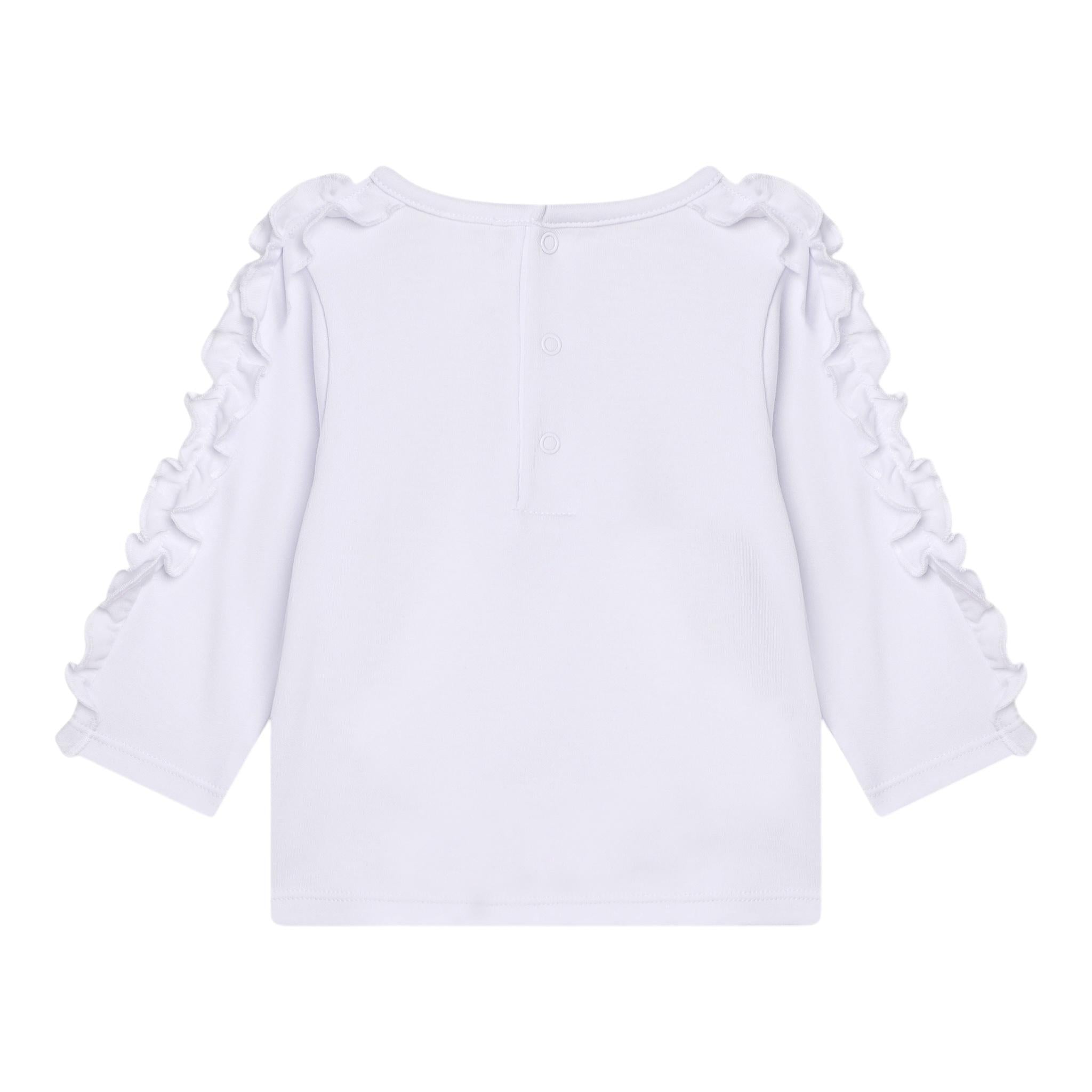CARRE'MENT BEAU shirt girocollo tinta unita Bianco per Bambina Y05305 BIANCO CARRE'MENT BEAU 