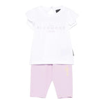 John Richmond Completo 2 Pezzi T-Shirt-Leggins per Bambina RIP250008CJ BIANCO/LILLA JOHN RICHMOND 