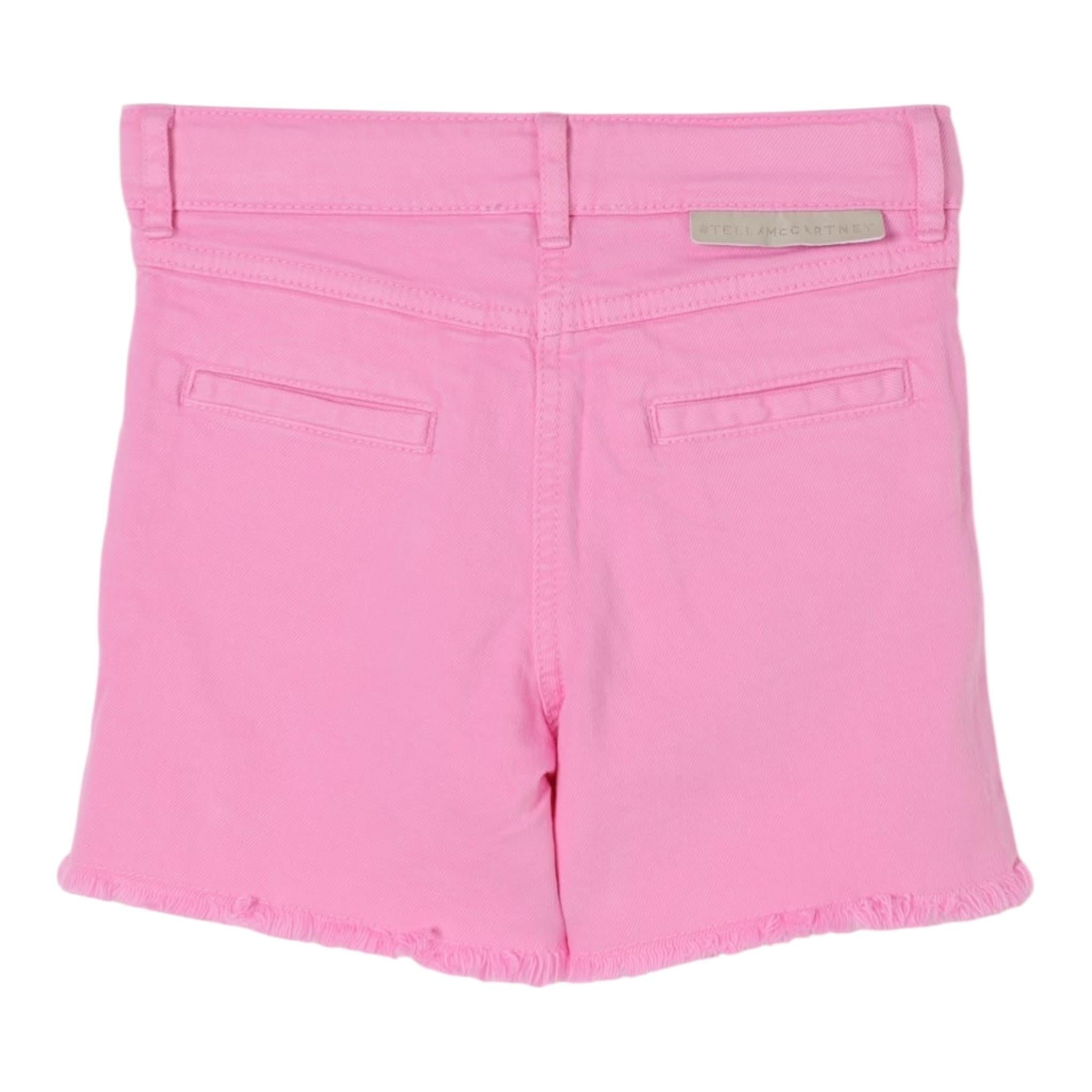 Stella Mccartney Short Tinta Unita con Girovita Regolabile per Bambina TW6B39X ROSA STELLA McCARTNEY 