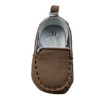 Mini Banda Mocassino tinta unita Marrone per Neonato 3B354 MARRONE MINI BANDA 