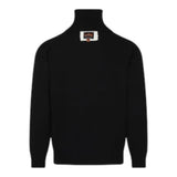 JOHN RICHMOND maglia collo alto tinta unita con stampa Nero per Bambino RBA24104LU NERO JOHN RICHMOND 