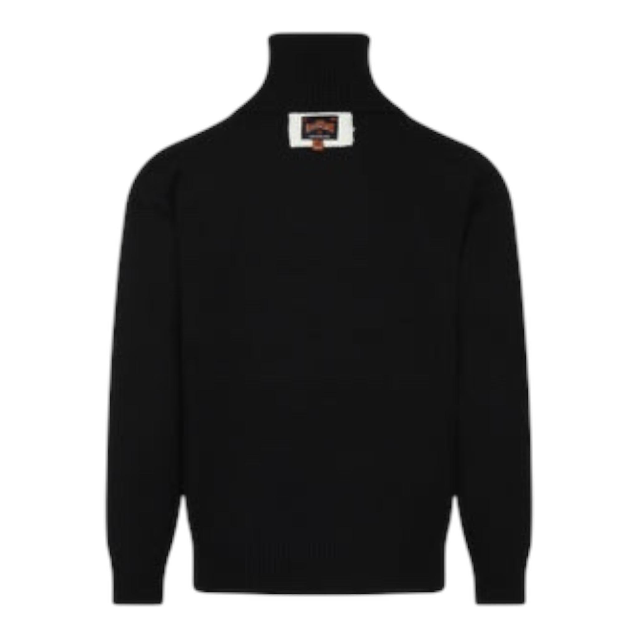 JOHN RICHMOND maglia collo alto tinta unita con stampa Nero per Bambino RBA24104LU NERO JOHN RICHMOND 