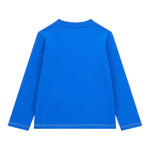 GUESS shirt girocollo tinta unita con stampa Cobalto per Bambino N4YI01K8HM4XXJ COBALTO GUESS 