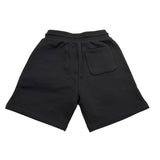 Calvin Klein Bermuda Tinta Unita con Stampa Logo per Bambino IU0IU00703 NERO CALVIN KLEIN 