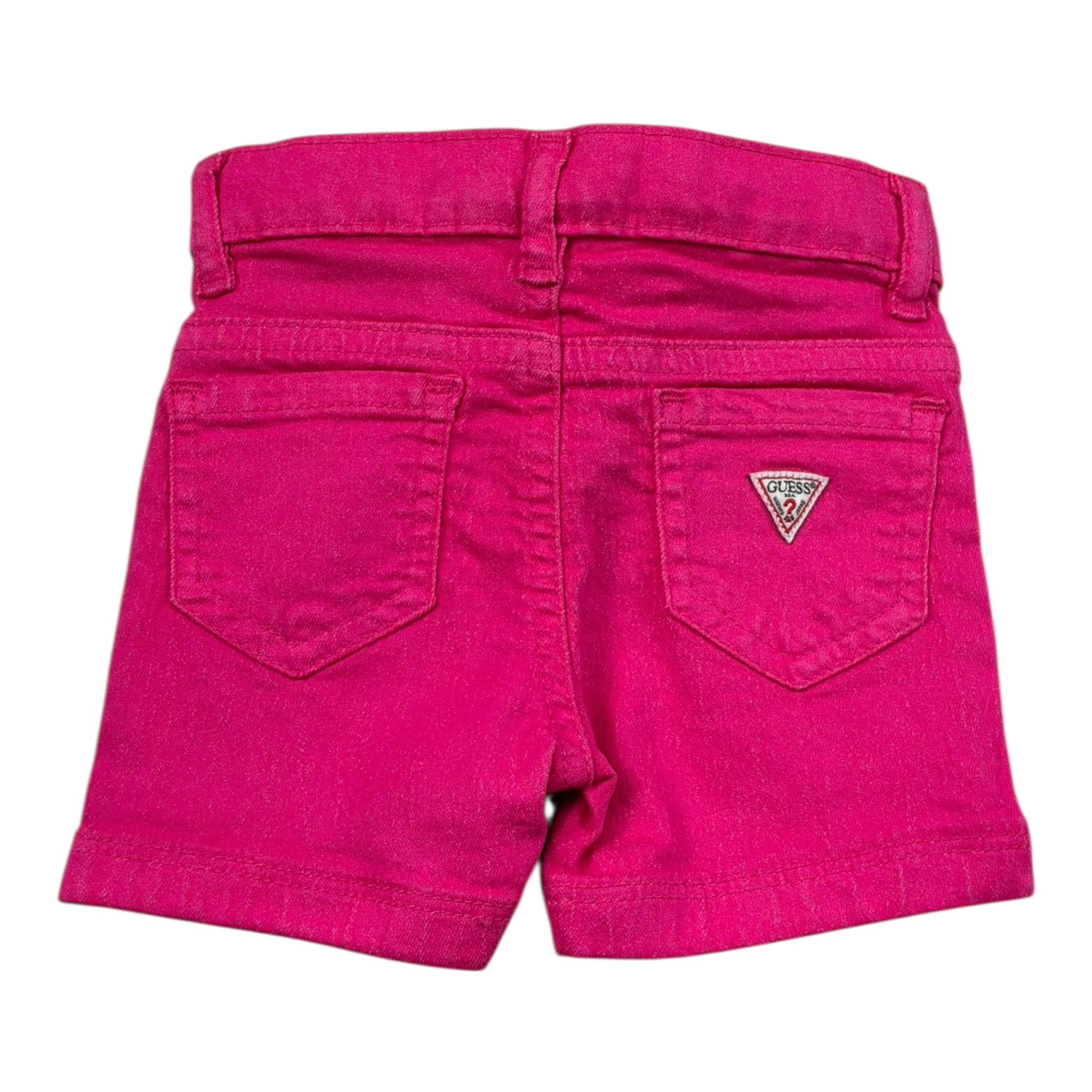 Guess Short Tinta Unita con Girovita Regolabile per Neonata K2RD08WE5X0G FUXIA GUESS 