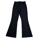 John Richmond Pantalone Tinta Unita Modello Zampa per Bambina RGP26125PA NERO JOHN RICHMOND 