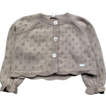 Le Bebe Coprispalle Tinta Unita con Traforato per Neonata LBG6269 BEIGE LE BEBE 