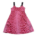Just Cavalli Abito Tinta Unita con Stampe Baci per Bambina JGP26048VE ROSA JUST CAVALLI 