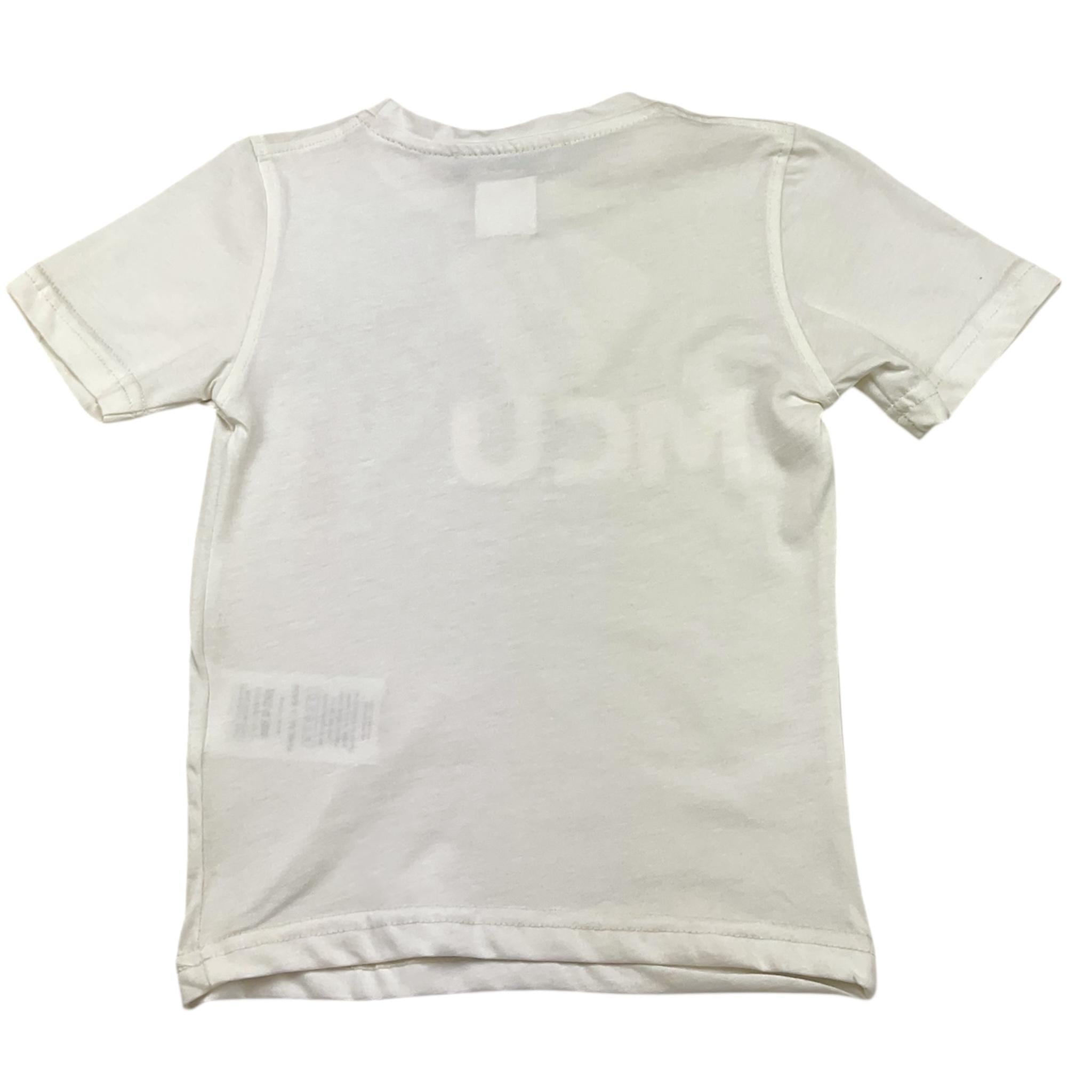 MCU t-shirt girocollo tinta unita con brillantini Bianco per Bambina MCUK6002 BIANCO MCU 