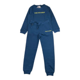 TRUSSARDI completo 2pz felpa-pantalone tinta unita Blu per Bambino TIA2402CF BLU TRUSSARDI 