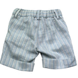 Le Bebe Bermuda Fantasia A Righe con Elastico In Vita per Neonato LBB5378 AZZURRO LE BEBE 