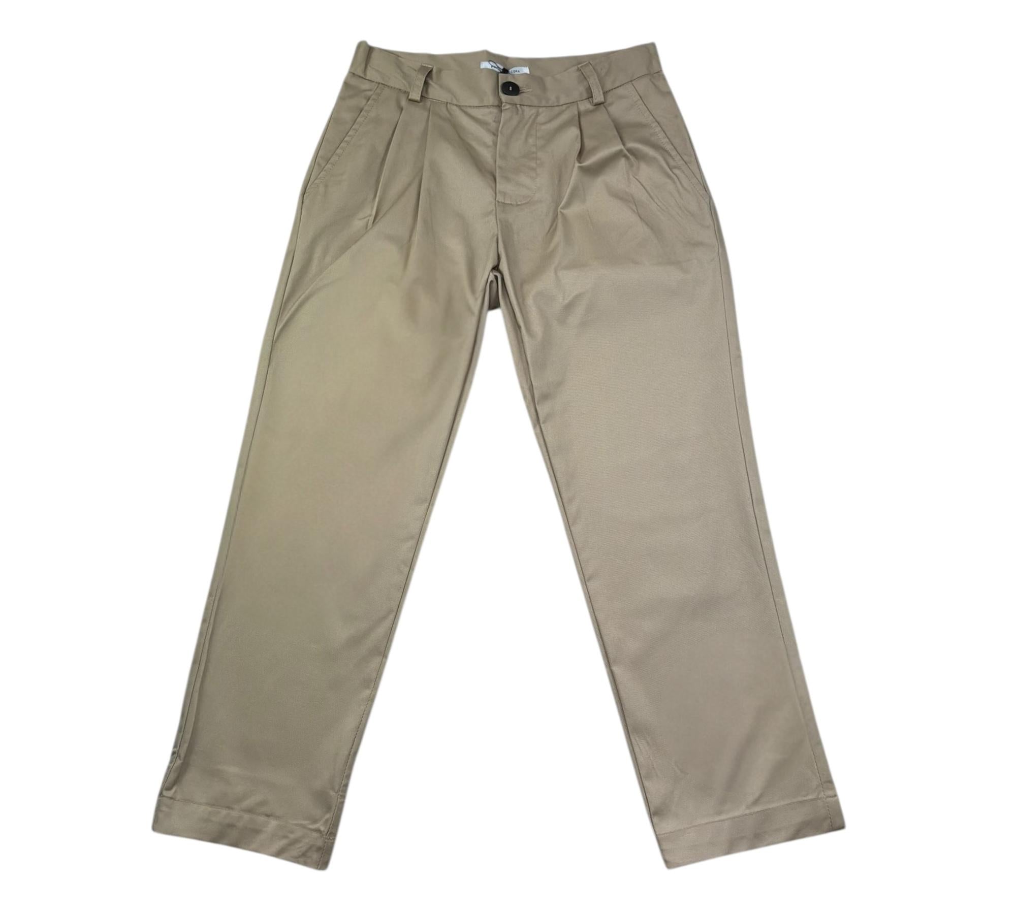 Paolo Pecora Pantalone Tinta Unita con Girovita Regolabile per Bambino P4247 BEIGE PAOLO PECORA 