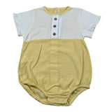 Calamaro Pagliaccetto Bicolore Mezza Manica per Neonato 32330 BIANCO/GIALLO CALAMARO 