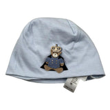 La perla Cappello Tinta Unita con Applicazione per Neonato 73662 AZZURRO LA PERLA 