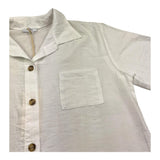 Pype Camicia Mezza Manica Tinta Unita per Bambino GOLDEN PANNA PYPE 