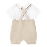 Mayoral Completo 2 Pezzi T-Shirt-Pagliaccetto per Neonato 1607X BEIGE MAYORAL 