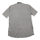 Numbers Camicia Mezza Manica Fantasia A Righe Bianco/Grigio Per Bambino