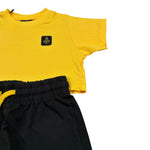 Refrigiwear Completo 2 Pezzi Bicolore T-Shirt-Shorts per Neonata RG1470W25NXX GIALLO/NERO REFRIGIWEAR 