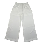 Liu Jo Pantalone Tinta Unita Moodello A Palazzo per Bambina GA5032X BIANCO LIU JO 