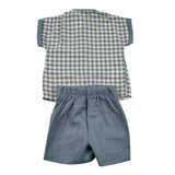 Calamaro Completo 2 Pezzi Camicie-Bermuda Bicolore per Bambino 11128N BLU CALAMARO 