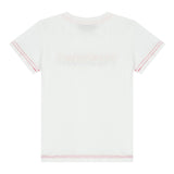 Missoni T-Shirt Tinta Unita Con Stampa Bianco Per Bambina