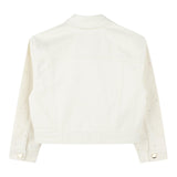 Michael Kors Giubbino Denim Tinta Unita con Applicazioni per Bambina R30293 CREMA MICHAEL KORS 