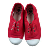 Chipie Sneakers, einfarbig, mit roter Kontrastsohle für Neugeborene