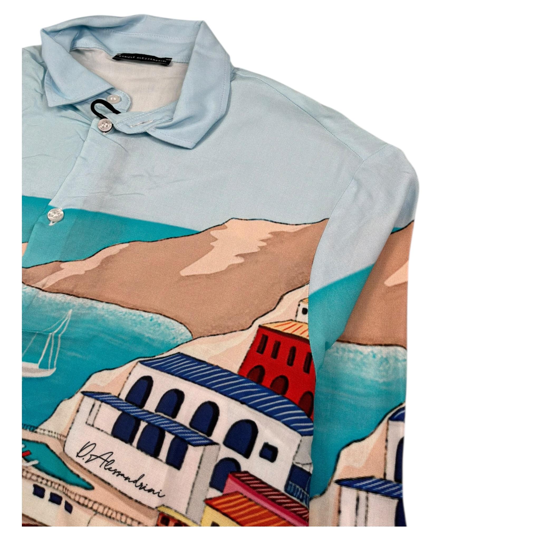 Daniele Alessandrini Camicia Manica Lunga Stampa Fantasia per Bambino 1235C00229XX MULTICOLOR DANIELE ALESSANDRINI 