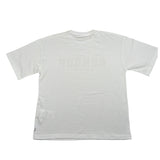 Dondup T-Shirt Girocollo Tinta Unita con Logo per Bambino DMTS032 BIANCO DONDUP 