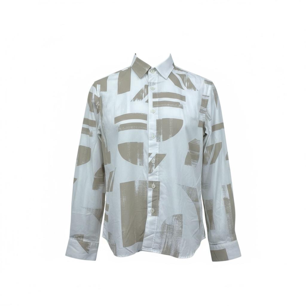 Cesare Paciotti Camicia Tinta Unita con Stampa per Bambino CMP5159J BIANCO CESARE PACIOTTI 